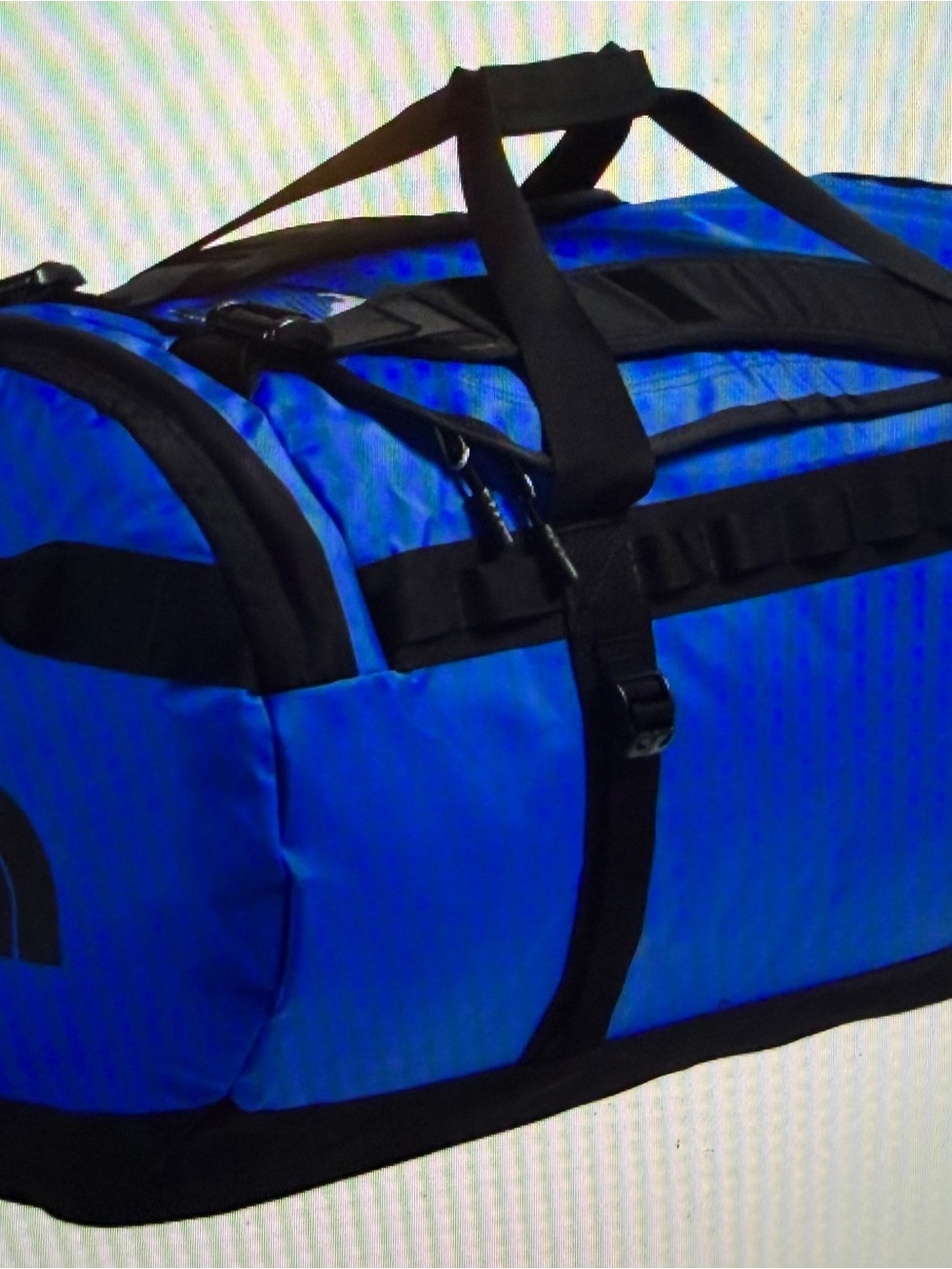 The North Face Base Camp L 95L duffel bag blue